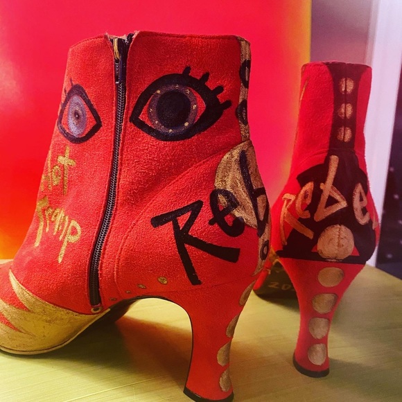 Vintage Custom Painted 👨🏻🎤BOWIE INSPIRED - Picture 8 of 14